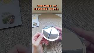 Teste prático com um isqueiro solar🔥☀️isqueirosolar isqueiroemergencyacampamentoviralshorts [upl. by Atsed674]