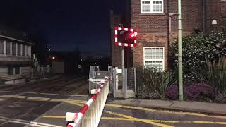 Brand New Upgrade Oulton Broad North Station Level Crossing Suffolk Saturday 29022020 [upl. by Lazare]