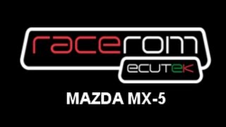 Mazda MX5 NC RaceROM Features [upl. by Suehtomit426]