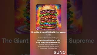 THE GIANT HAMBURGER song by linhmuzikagmailcom ampAI2 [upl. by Atekin]