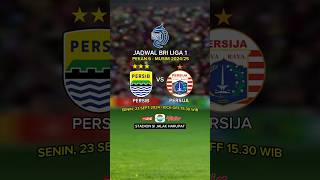 Jadwal Liga 1 2024 Pekan Ke 6  Persib vs Persija [upl. by Peednam960]