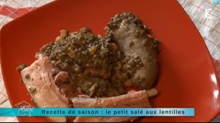 Recette de saison  petit salé aux lentilles [upl. by Duaner]