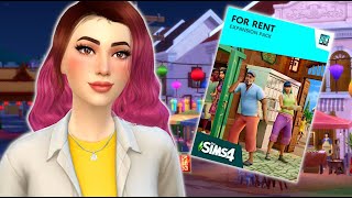 The sims 4 for rent review  sims 4 for rent expansion pack [upl. by Trauner]