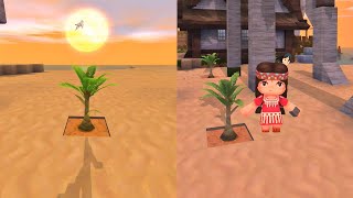 How to plant Coconut Tree in Mini World Ocean Update 🥥🌴 [upl. by Anol]