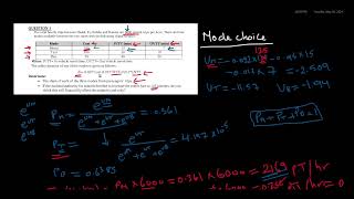 3 Transportation Planning  Mode Choice Remark [upl. by Burrton]