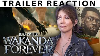 WAKANDA FOREVER Trailer Reaction A beautiful goodbye for TChalla [upl. by Siurtemed]