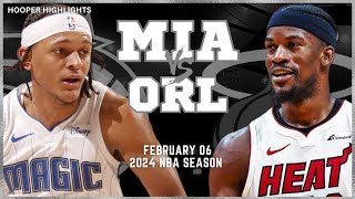 Miami Heat vs Orlando Magic Full Game Highlights  Feb 6  2024 NBA Season [upl. by Nitreb]