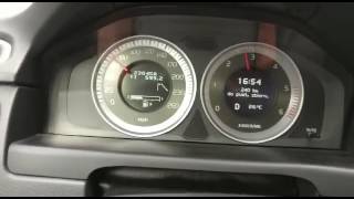 Volvo V70 P3 D3 163 BHP Acceleration 0100 Kmh [upl. by Jarred]