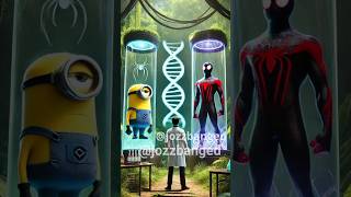 Minion Hybrid Superheroes SpiderMan Miles Morales Thor Green Lantern Punisher and Blade Unite [upl. by Ramiah]