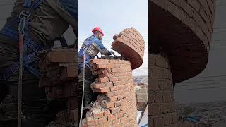 Chimney brick removal process [upl. by Angelita913]