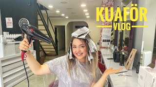 SAÇ RENGİMİ MODELİMİ DEĞİŞTİRDİM VLOG [upl. by Melva]