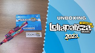 UNBOXING Pulseira Ingresso Lollapalooza 2023 Lolla Cashless By Bradesco [upl. by Salokcin]