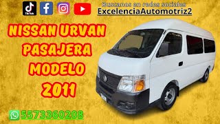 Nissan Urvan Modelo 2011 En Venta [upl. by Harty]