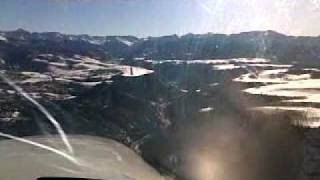 Landing at Telluride Co Regional airport in C425 02112011 [upl. by Douglas327]