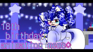 18th birthday animation meme ✨♢ [upl. by Nahtanoy]