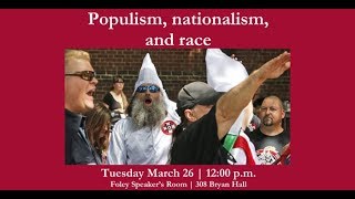 Populism nationalism and race [upl. by Ahseinad]