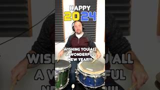 Happy 2024 Polyrhythm on drums [upl. by Miranda]