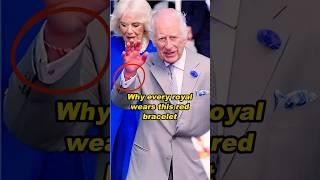 why does every member of the royal family wear this red braceletshortvideo history [upl. by Tedmund]