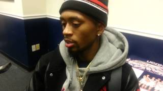 UConn G Ryan Boatright PostGame vs Cincinnati 11015 [upl. by Cadman398]