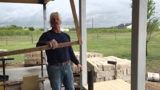 The Basics of Building an Outside Masonry Fireplace Part 1 [upl. by Yr63]