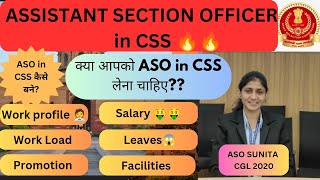 ASO in CSS complete Job profile 🔥  Selection Process  Salary  Work Profile [upl. by Nastassia]