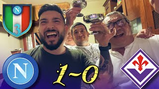 CHE BELLO ESSERE NAPOLETANO🫶💙NAPOLIFIORENTINA 10 CHE FESTA‼️ [upl. by Anivlek]