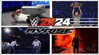 WWE 2K24 MyRise LA VENIDA DE UN DEMONIO Ep 3  Max HM [upl. by Melli]