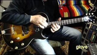 The Loar LH302TCVS and EHX Glove Blues [upl. by Sitruk504]