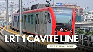 FINALLY LRT 1 CAVITE EXTENSION IS NOW OPEN Phase 1  FULL VIRTUAL TOUR 5 new stations [upl. by Latsyrc]