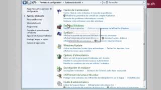 Activation de la fonctionnalité Parefeu Windows 7 FR [upl. by Ecital]