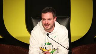 Dan Lanning breaks down Oregons recordsetting 2024 Recruiting Class [upl. by Adalard]