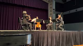 Noelle’s chamber music performance Mozart Quintet at Crowden Chamber Music summer camp [upl. by Dolphin]