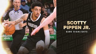 Scotty Pippen Jr Highlights  Memphis Grizzlies vs Boston Celtics [upl. by Tyree]