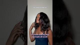 How I maintain my straight hair silkpressseason heatlesscurls hairstyles [upl. by Nibla418]