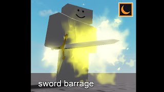 sword barrage  moon animation [upl. by Olsewski]