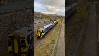 ScotRail 158727  158734 Leaves Galashiels [upl. by Eniamret]