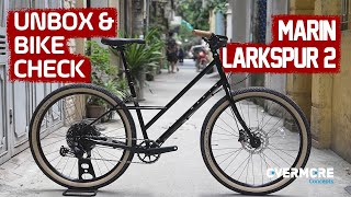 Đập thùng và bike check xe đạp Marin Larkspur 2 phiên bản mới 2024 [upl. by Elleira704]