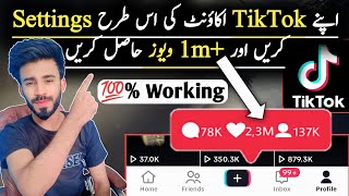 How to go viral on TikTok  TikTok Foryou settings  Real TikTok Foryou Trick 2023 [upl. by Ahsatak]