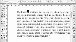 Mettre du texte en exposant dans Indesign [upl. by Vowel]