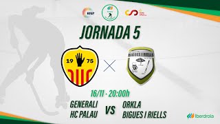 GENERALI HC PALAU  ORKLA BIGUES I RIELLS 5ª Jornada OKLigaIberdrola [upl. by Ynahpets]