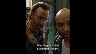 Rick Kills Negan  The Walking Dead S6E13  Shorts [upl. by Atinas]