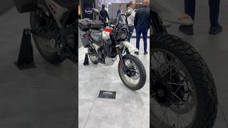 Mondial Sendero adventure motorcycle for 2025 on display at EICMA mondial sendero advbike adv [upl. by Aihseuqram749]