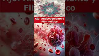 🧄Ajo Anticoagulante y Fibrinolítico🩸 [upl. by Zilada]