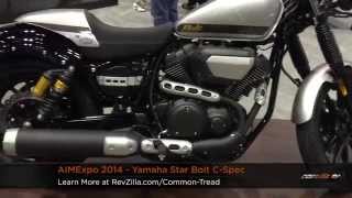 AIMExpo 2014  Yamaha Star Bolt CSpec at RevZillacom [upl. by Dittman]