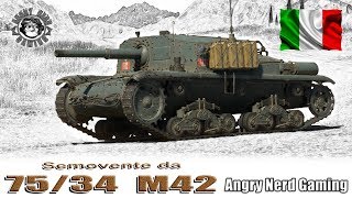 War Thunder Semovente da 7534 M42 Italian Tier2 Tank Destroyer [upl. by Einnep]