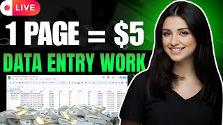 REAL Online Data Entry Jobs To Make Money Online 2024 [upl. by Namyh]