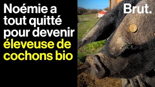 Noémie a tout quitté pour devenir éleveuse de cochons bio dans le Gers [upl. by Pampuch]