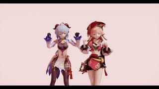 MMD KetsuDrum  Genshin Impact [upl. by Norit]