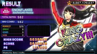 Persona 4 Dancing All Night  Snowflakes NARASAKI Remix ALL NIGHT [upl. by Tichonn]