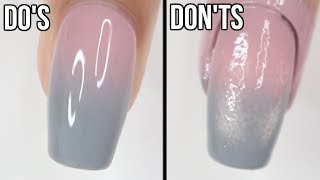 DOs amp DONTs Ombré Nails  how to do ombré nails with regular polish [upl. by Riabuz]